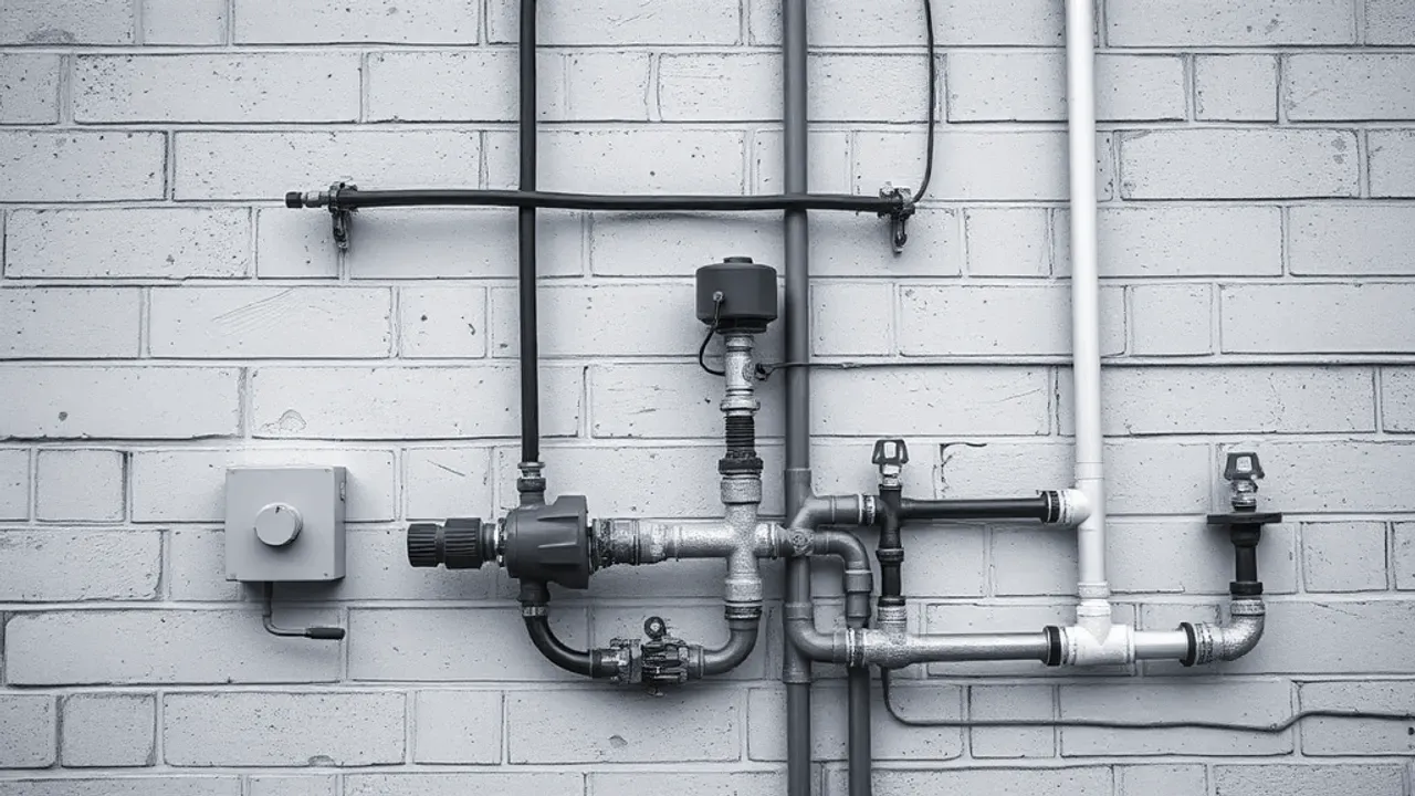 The building and ground relevant to plumbing and heating in London
