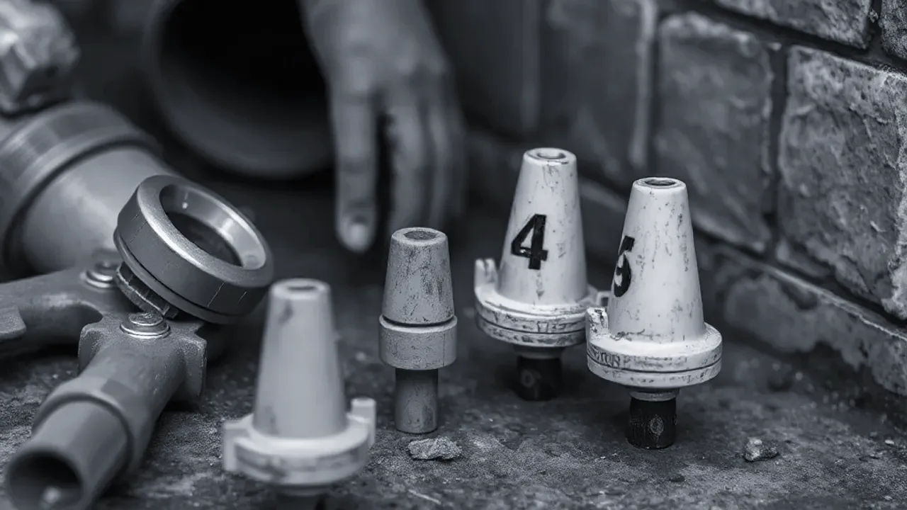 Tools and site markers used in Water leak detection